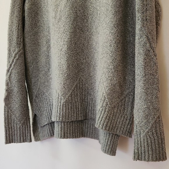 Belle Gray-Blue Mock Neck Sweater womens size small - Picture 5 of 12